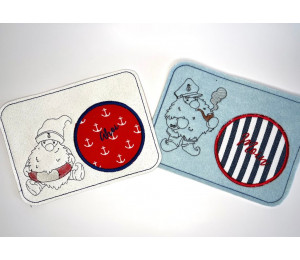 Stickdatei - 10 Seebär Gnome